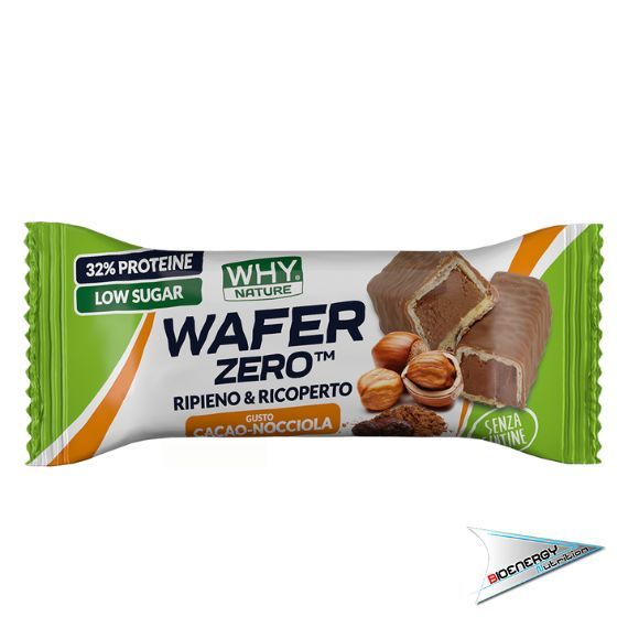 Why-WAFER ZERO (Conf. 24 barrette da 35 gr)   Cacao e Nocciola  
